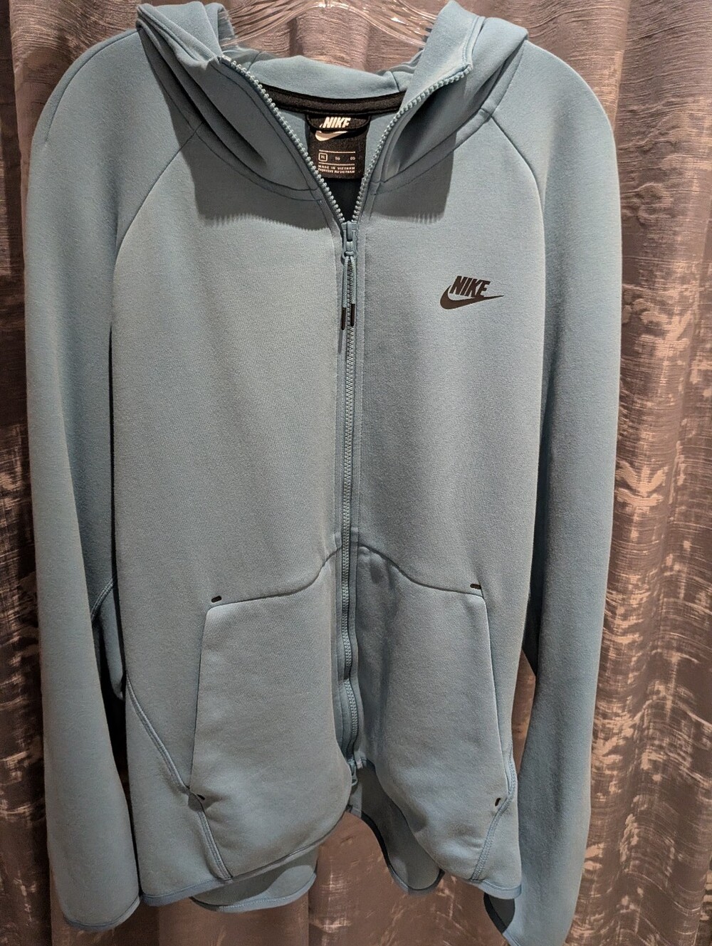 Nike Tech Fleece Full Zip Hoodie Cerulean Blue OG Windrunner Rare 928483-424 XL - Picture 4 of 6